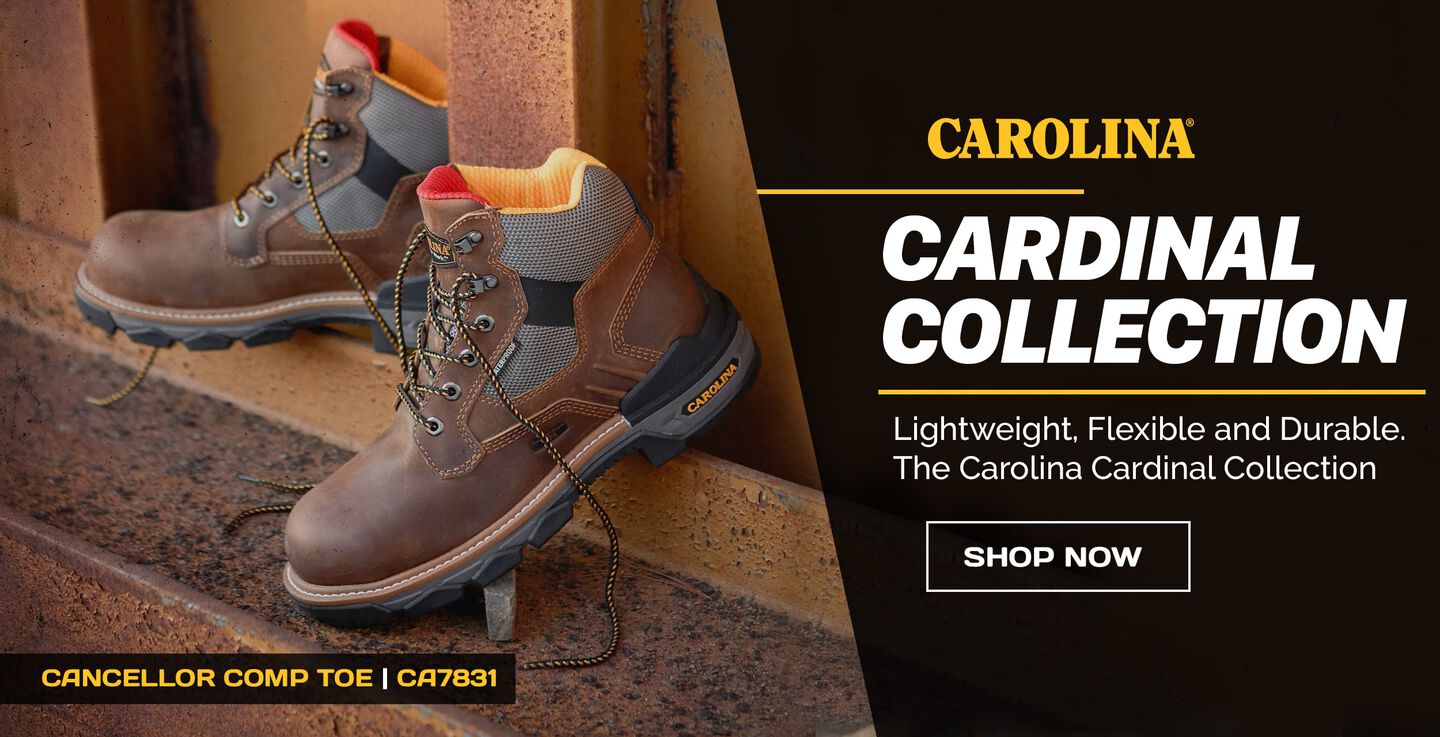 Carolina Cardinal Collection. Lightweight, Flexible and Durable. The Carolina Cardinal Collection. Featuring the Cancellor Comp Toe in brown - CA7831 . Shop the Cardinal Collection.