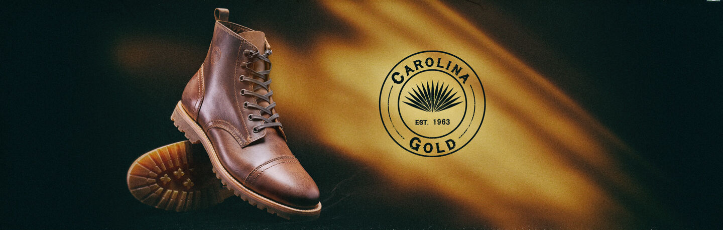 Carolina Gold. Featured Style: Carolina Gold Cap Toe in brown