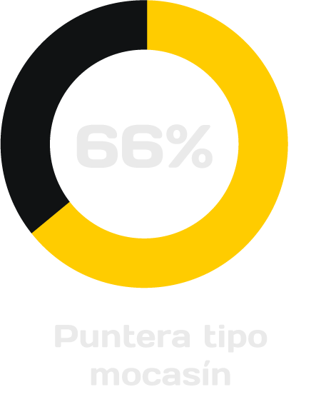 66% puntera tipo mocas&iacute;n