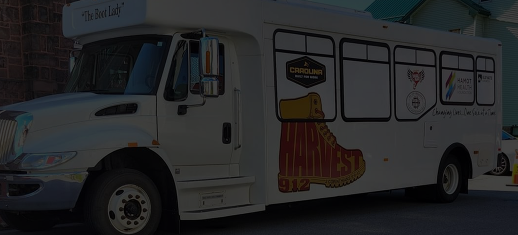 "The Boot Lady" van.